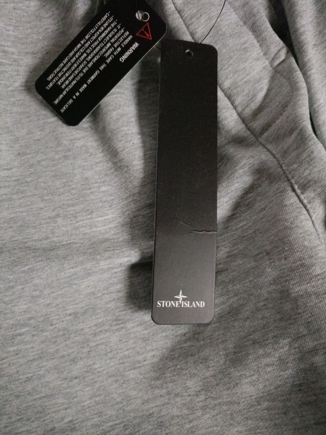 Stone Island Pantalones Cortos Grises