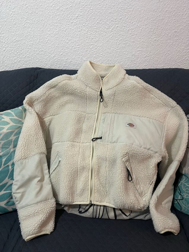 Abrigo Dickies Beige Sherpa