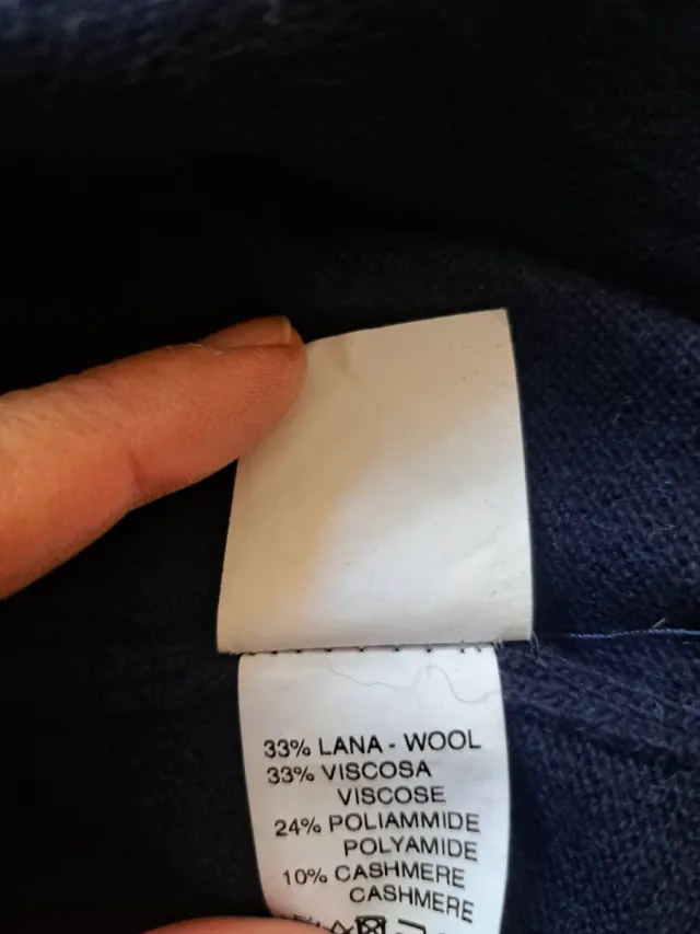 Maglia Biancò con cuori taglia M/L