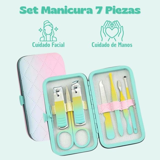 Set Manicura y Pedicura 7 Piezas Nuevo