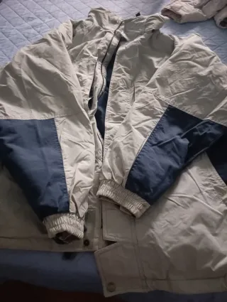 Chamarra Beige Hombre