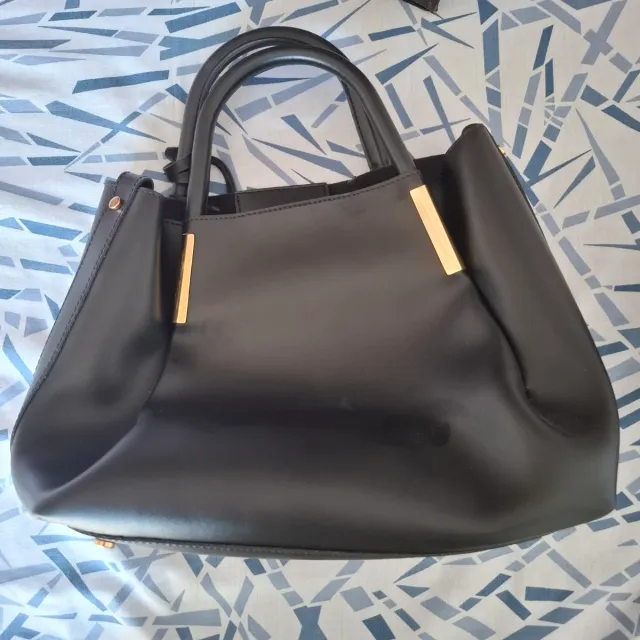 Bolso Piel Negro Beverly Hills Polo Club