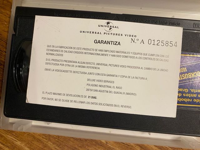 Gladiator VHS Película Ridley Scott