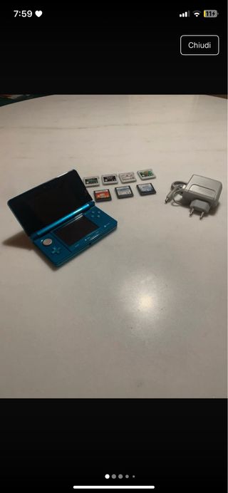Nintendo 3DS Blu Metallico