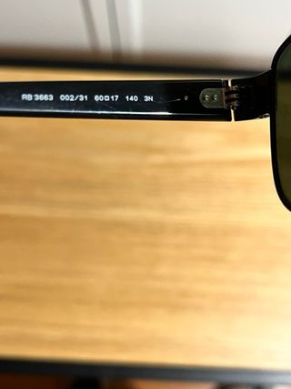 Gafas de Sol Ray-Ban Aviator Negro Verde