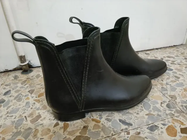Botas de agua negras talla 37