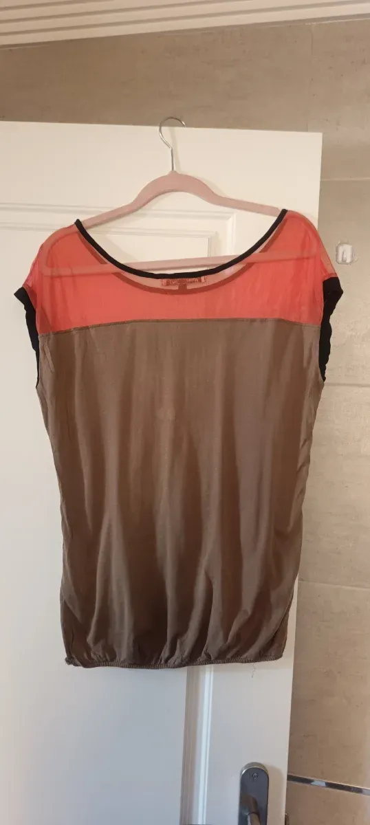 Camiseta Bershka Estampada Talla S