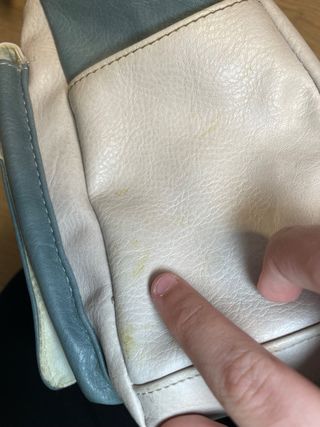 Borsa a tracolla bianco e azzurro – come nuova