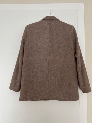 Chaqueta Zara Lana Marrón