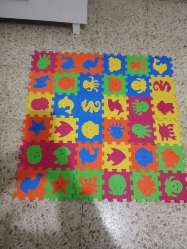Puzles de goma suelo infantil de  figuras y dibujo