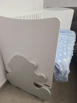 Cuna Trama Osito con Colchón y Colecho