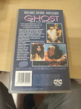 Película VHS Ghost (Mas Alla Del Amor)