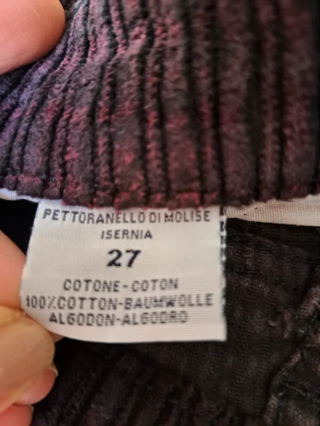 Pantaloni Emporio Armani a coste misura 40