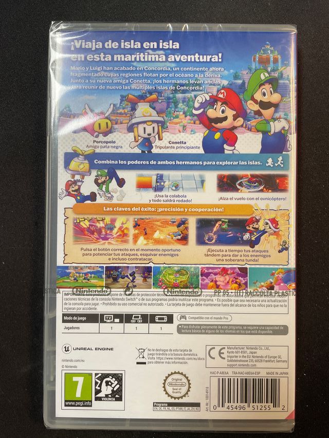 SWITCH MARIO & LUIGI CONEXIÓN FRATERNAL PRECINTADO