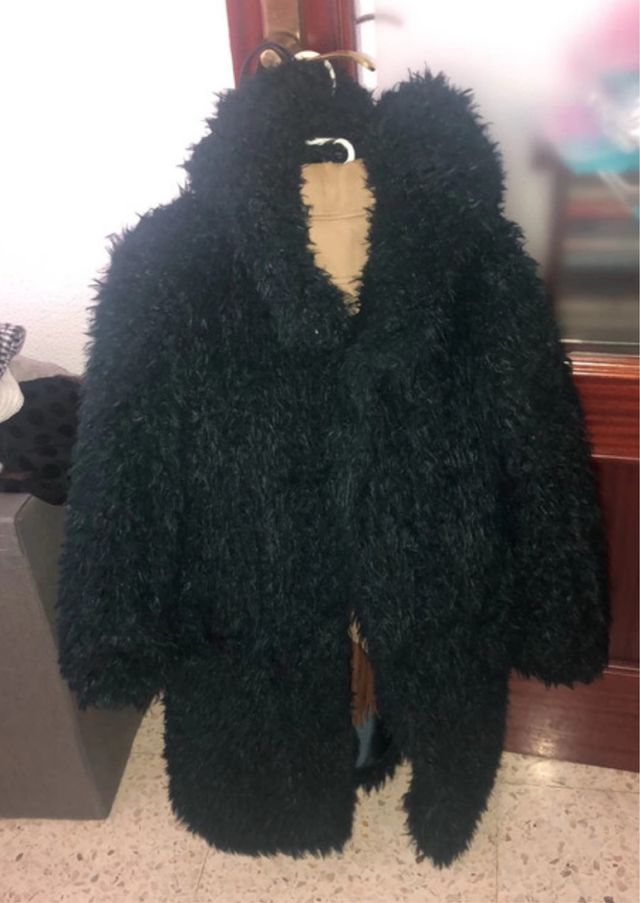 Abrigo pelo Zara Verde