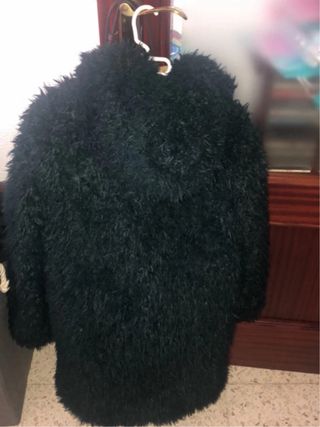 Abrigo pelo Zara Verde