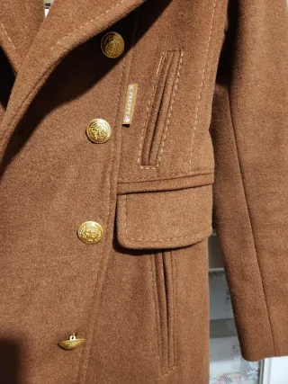 Abrigo Highly Preppy marrón Talla S