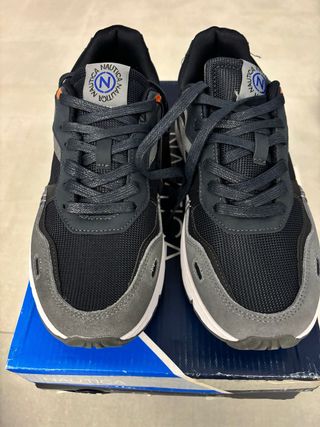 Scarpe uomo Nautica nere e grigie