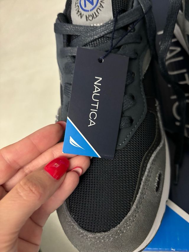 Scarpe uomo Nautica nere e grigie