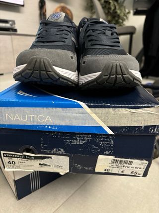 Scarpe uomo Nautica nere e grigie