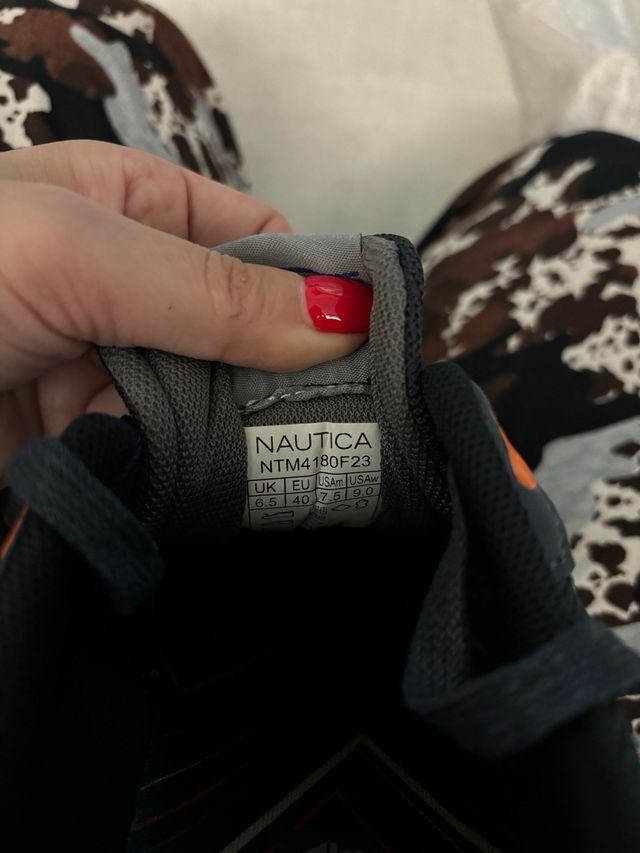 Scarpe uomo Nautica nere e grigie