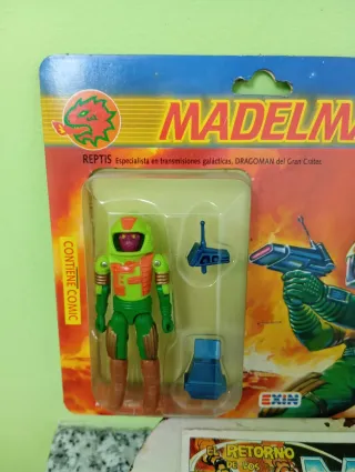 Madelman 2050 Blister Reptis Exin Años 80