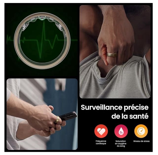 Amazfit Helio Ring Taglia 8 Oro