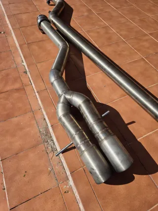 Línea de escape inox BMW E60