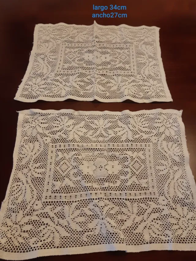 Tappeto di pizzo bianco