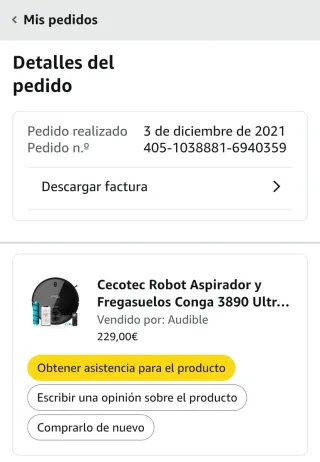 Robot Aspirador Cecotec Conga 3890 Ultra