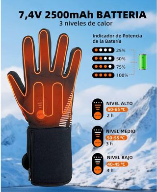 Guantes Calefactables Táctiles