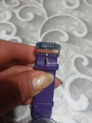 Orologio Gucci donna viola e argento