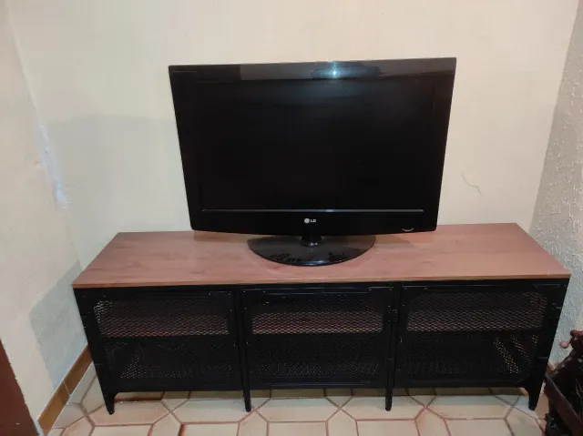 Mueble TV Vintage Metal y Madera