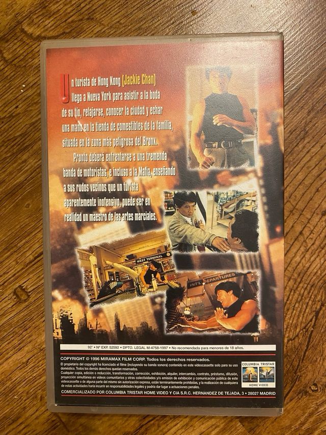 VHS Duro de Matar Jackie Chan