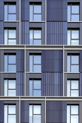 Revestimiento de edificios modernos