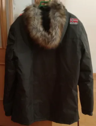 Abrigo Geographical Norway Verde Talla 16