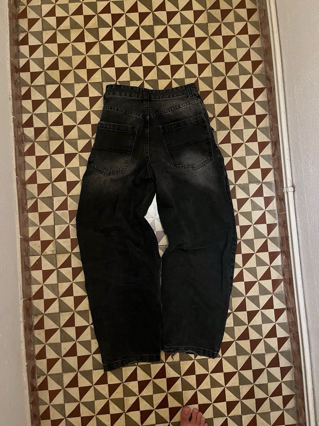 Pantalones baggy negros