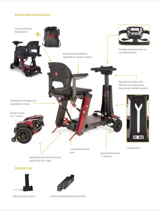 Scooter Eléctrico Plegable I-Transformer Nova