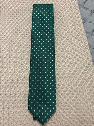 Corbata LEONARDI CRAVETTE Verde Lunares
