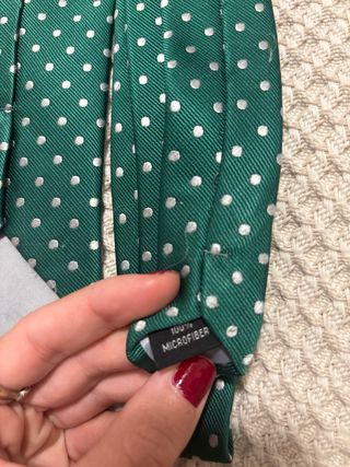 Corbata LEONARDI CRAVETTE Verde Lunares