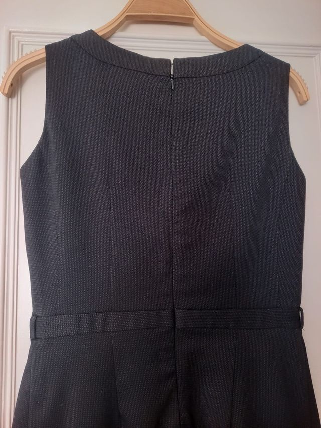 Vestido negro sin mangas Massimo Dutti
