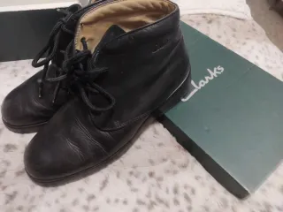 Botines Clarks Piel Negra Mujer