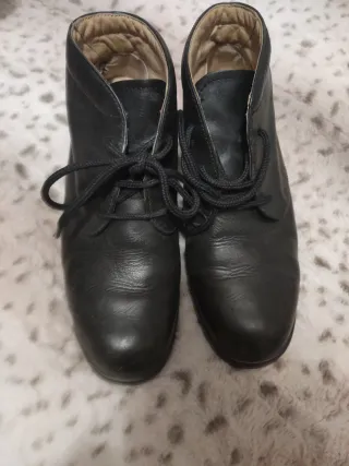 Botines Clarks Piel Negra Mujer