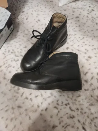 Botines Clarks Piel Negra Mujer