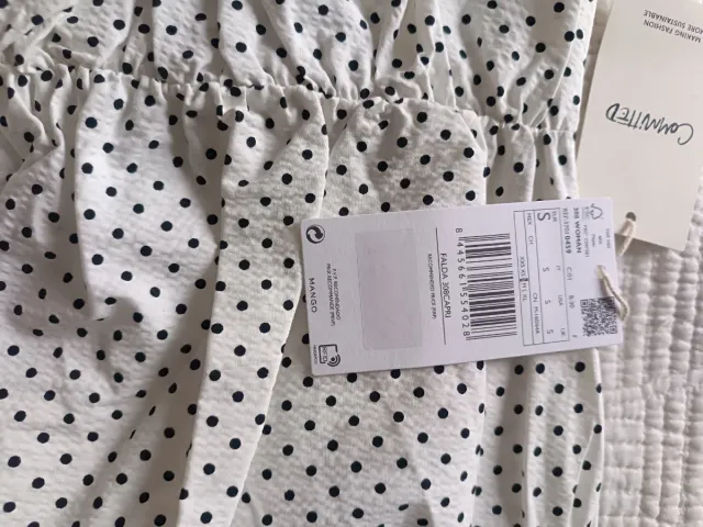 Gonna Mango a pois svolazzata