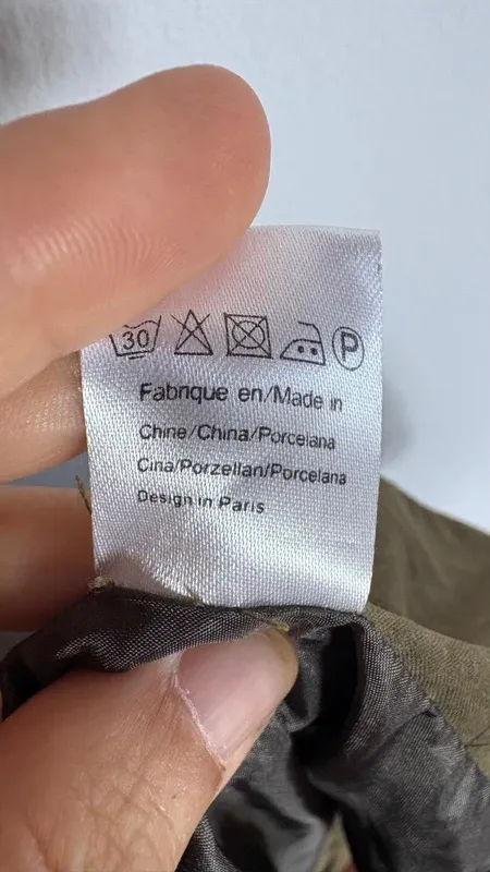 Chaqueta verde militar marca Simple Lily