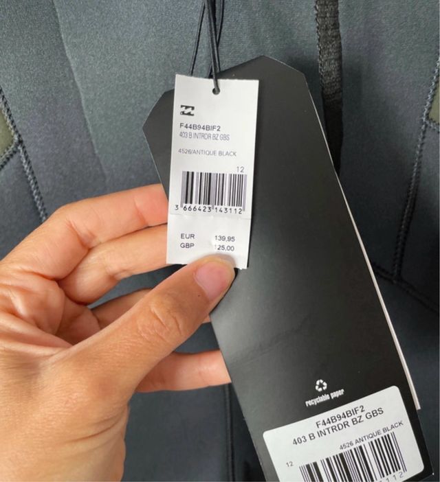 Neopreno Billabong Infantil Talla 12