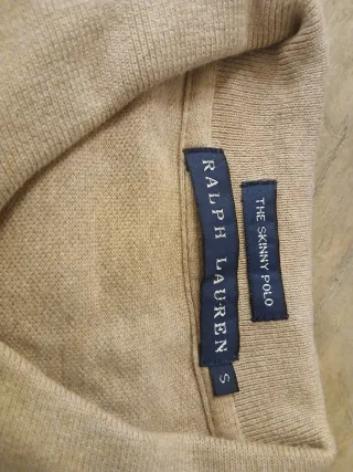 Polo Ralph Lauren Talla S Mujer Beige ORIGINAL
