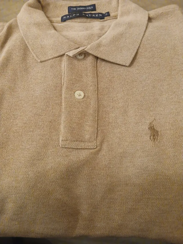 Polo Ralph Lauren Talla S Mujer Beige ORIGINAL