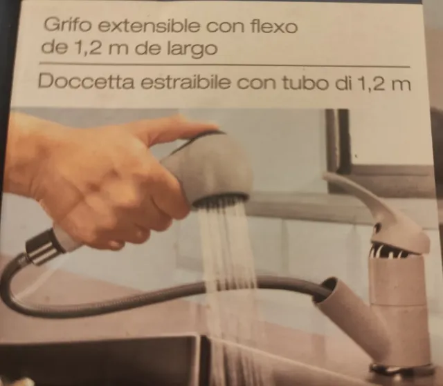 Grifo de cocina Miomare extensible